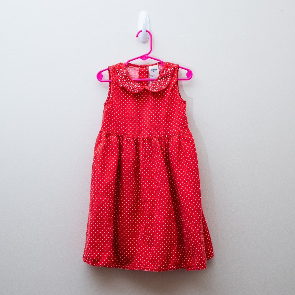 ⚡️ Cute Red Polka Dot Dress